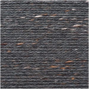 Rico Design Essentials Merino Plus Tweed dk 50g 125m anthrazit