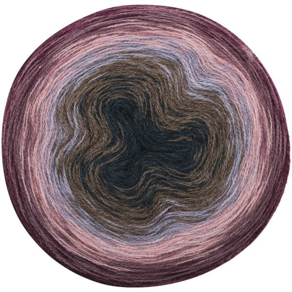 Rico Design Creative Wool Dégradé Super6 200g 800m petrol-lila