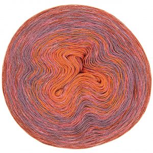 Rico Design Creative Cotton Dégradé Print 200g 800m rot-orange