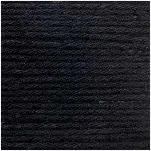 Rico Design Luxury Super 100 Superfine Wool dk 50g 165m schwarz