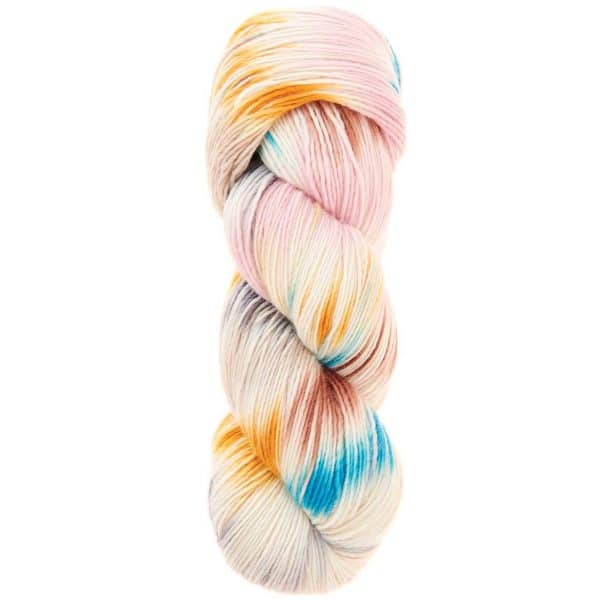 Rico Design Luxury Hand-Dyed Happiness dk 100g 390m karamell-petrol