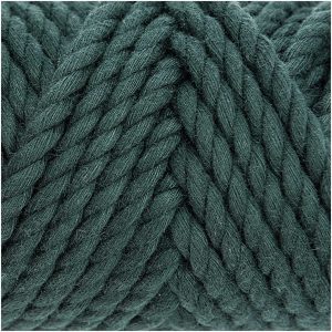 Rico Design Creative Cotton Cord Makramee-Garn 130g 25m petrol