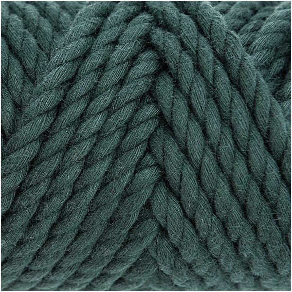 Rico Design Creative Cotton Cord Makramee-Garn 130g 25m petrol