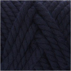 Rico Design Creative Cotton Cord Makramee-Garn 130g 25m marine