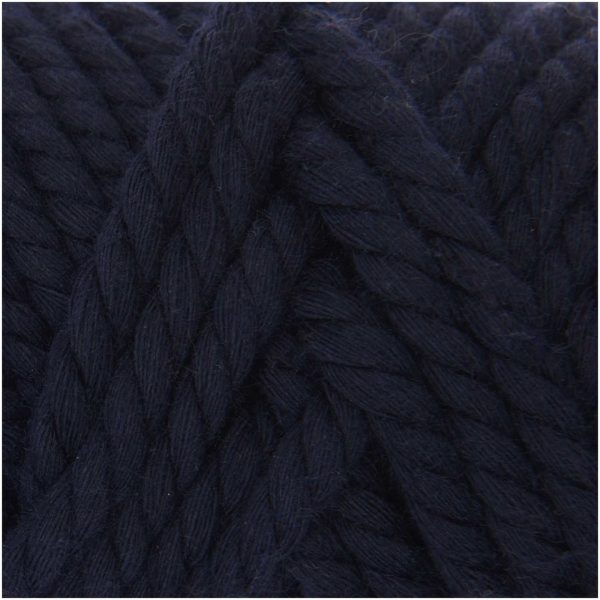 Rico Design Creative Cotton Cord Makramee-Garn 130g 25m marine