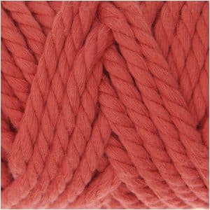 Rico Design Creative Cotton Cord Makramee-Garn 130g 25m azalee