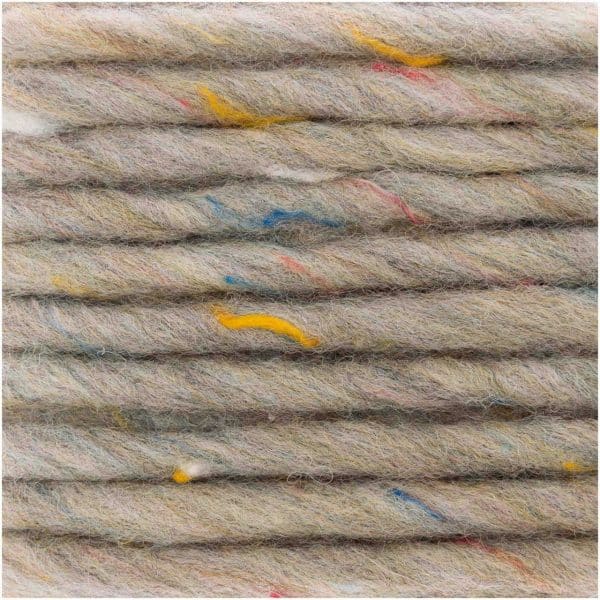 Rico Design Essentials Super Tweed super chunky 100g 90m grau