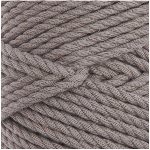 Rico Design Creative Cotton Cord skinny Makramee-Garn 190g 55m taupe