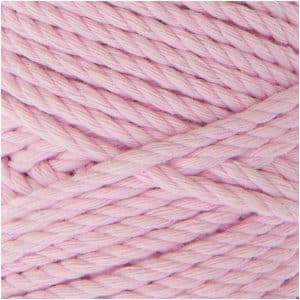 Rico Design Creative Cotton Cord skinny Makramee-Garn 190g 55m rosa