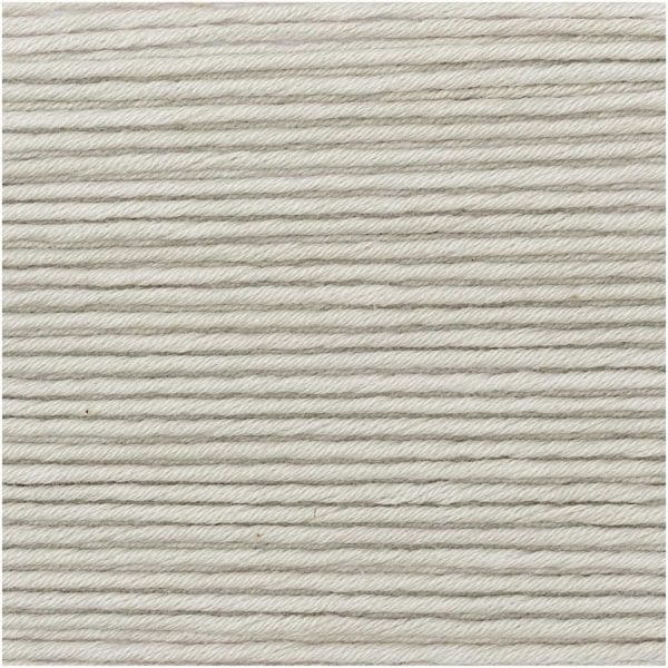 Rico Design Essentials Organic Cotton aran 50g 90m silber