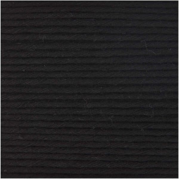 Rico Design Essentials Organic Cotton dk 50g 105m schwarz