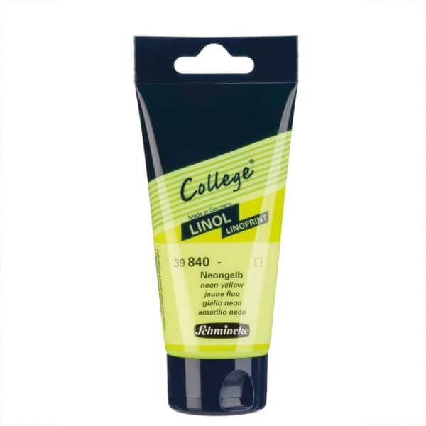 Schmincke College Linolfarbe 75ml neongelb