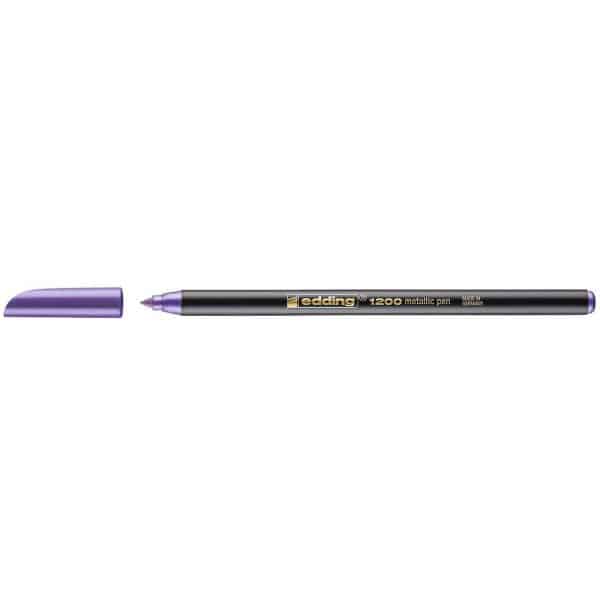 edding 1200 metallic colour pen metallic-violett