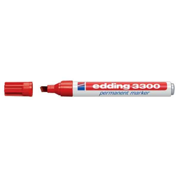 edding 3300 Permanentmarker rot 1