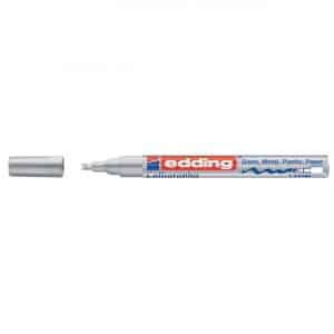 edding 753 calligraphy paintmarker silber 1-2