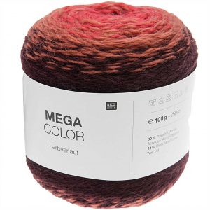 Rico Design Mega Color bordeaux 100g 250m