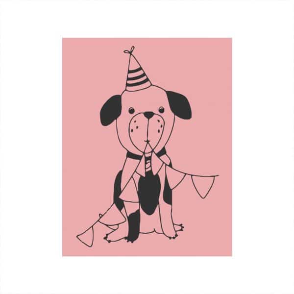 May&Berry Stempel Hund rosa 35x45mm
