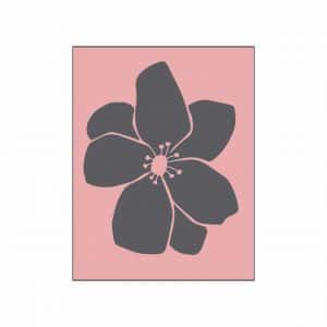 May&Berry Stempel Blüte Anemone rosa 35x45mm