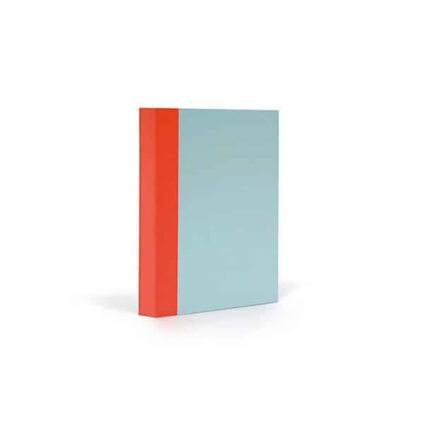 FANTASTICPAPER Notizbuch A6 liniert skyblue-warmred