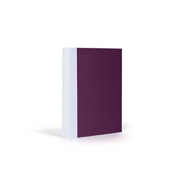 FANTASTICPAPER Notizbuch A6 blanco aubergine-white