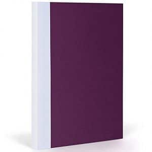 FANTASTICPAPER Notizbuch XL blanco aubergine-white