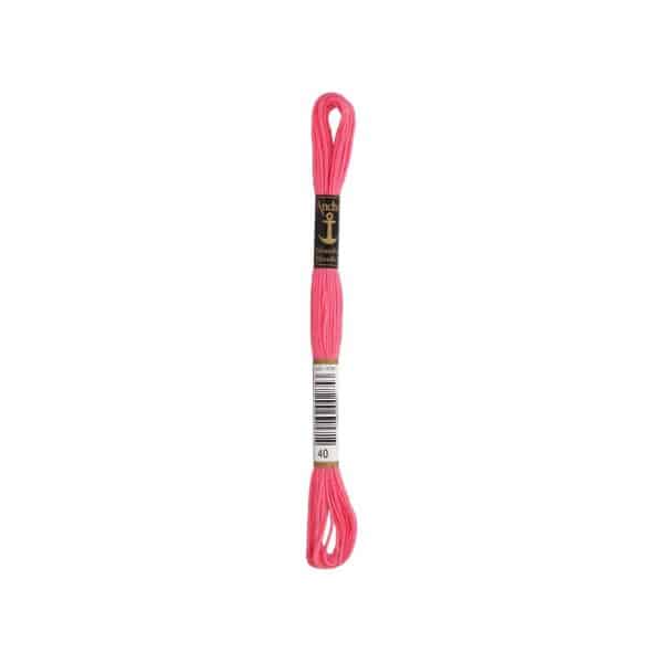 Anchor Sticktwist 8m 00040 pink hell