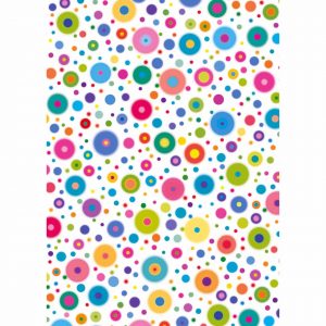 MARPA JANSEN Transparentpapier mehrfarbige Kreise 50x60cm
