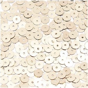 Rico Design Paillettenscheibe 7mm 6g champagner