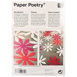 Paper Poetry Papierzuschnitte Streublumen 20 Stück