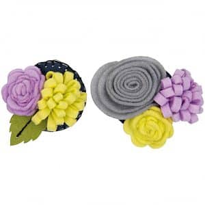 Rico Design Bastelpackung Blütenbouquets flieder-hellgrün klein