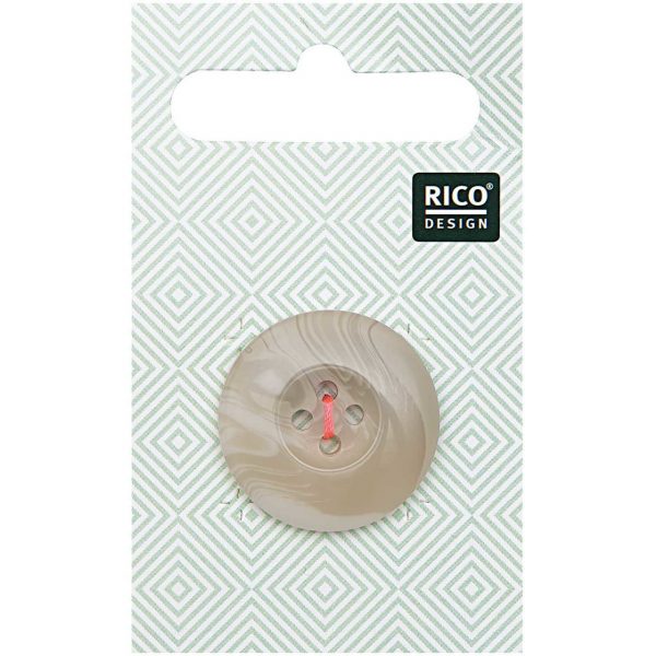 Rico Design Knopf beige 2