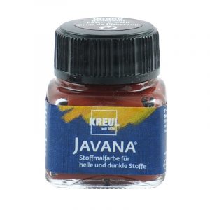 KREUL Javana Stoffmalfarbe helle und dunkle Stoffe 20ml braun