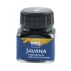 KREUL Javana Stoffmalfarbe helle und dunkle Stoffe 20ml schwarz