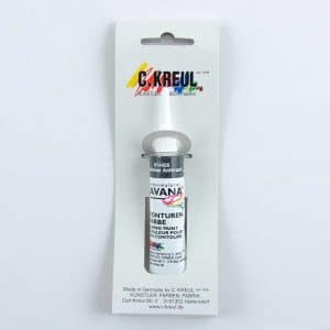 KREUL Javana Konturenfarbe 20ml perlsilber anthrazit