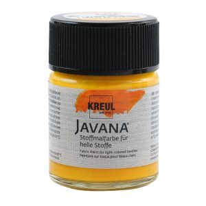 KREUL Javana Stoffmalfarbe für helle Stoffe 50ml goldgelb