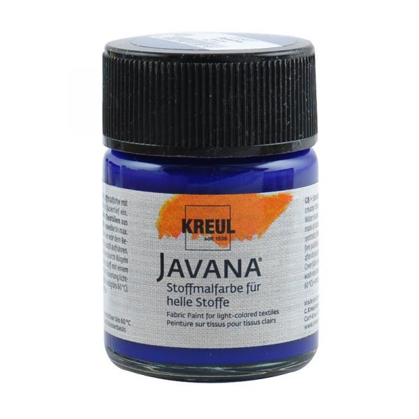 KREUL Javana Stoffmalfarbe für helle Stoffe 50ml royalblau