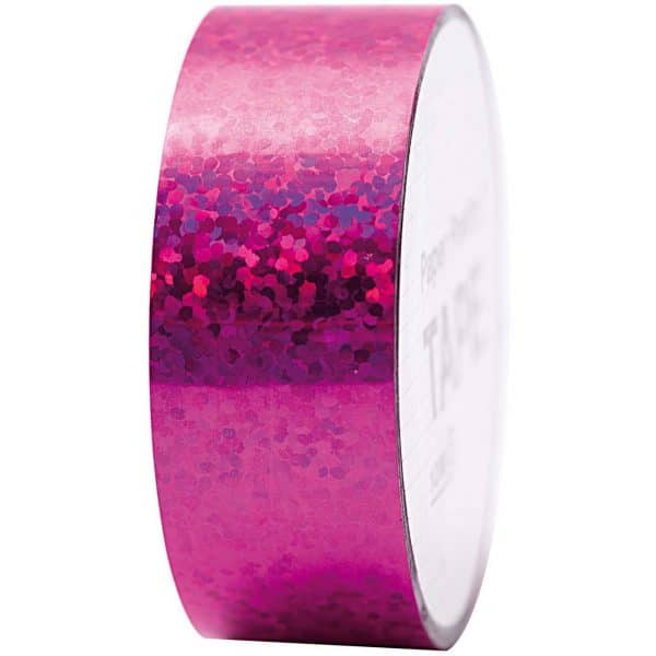 Paper Poetry Holographic Tape Punkte pink 19mm 10m