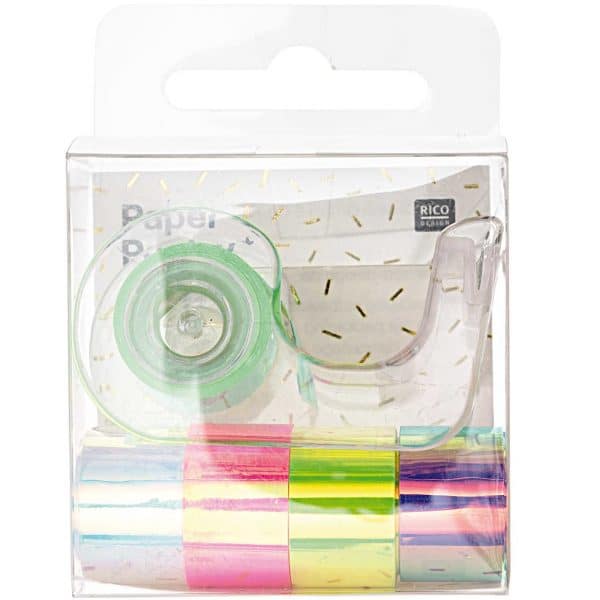 Paper Poetry Mini-Mirror Rainbow Tape Set Regenbogen 12mm 1