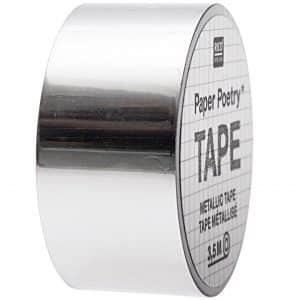 Paper Poetry Mirror Metallic Tape silber 19mm 3