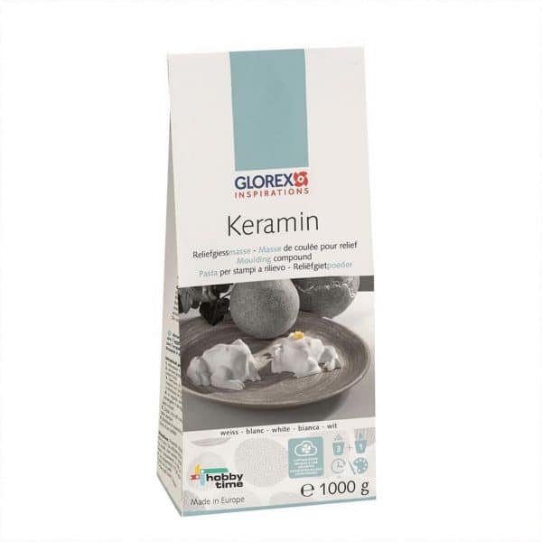 Glorex Keramin hellweiß 1000g