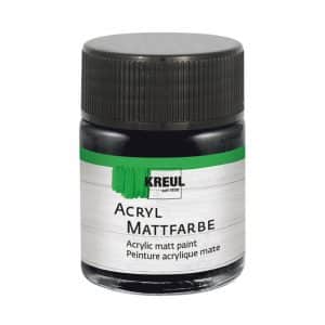 KREUL Acryl Mattfarbe 50ml schwarz