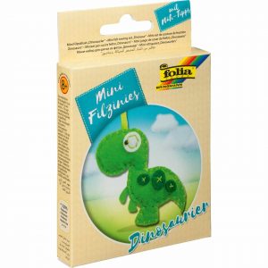 Folia Mini Filzinies Filznähset Dinosaurier 12-teilig