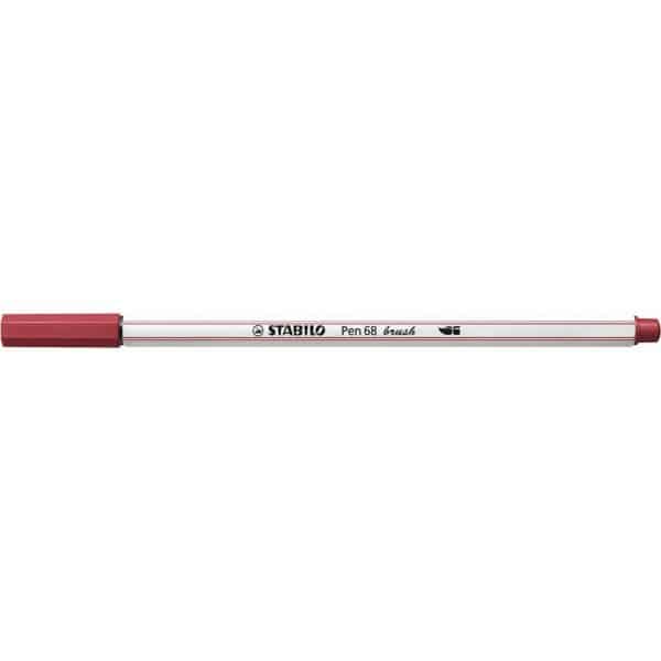 STABILO Pen 68 brush dunkelrot