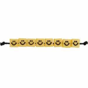 Rico Design Smiley® Originals Perlen Würfel gelb 6x6x6mm 70 Stück