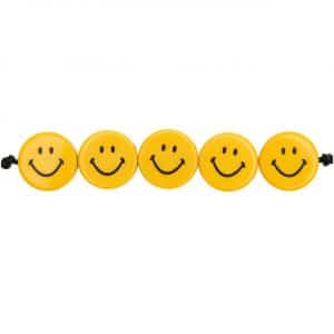 Rico Design Smiley® Originals Perlen flach gelb 13x5mm 20 Stück