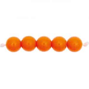 Rico Design itoshii Kunststoffperlen 10mm 24 Stück orange