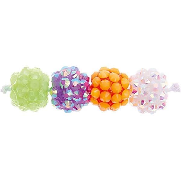 Rico Design itoshii Strassperlen neon Mix 11mm 12 Stück