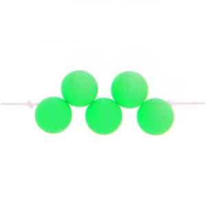 Rico Design itoshii Kunststoffperlen asymmetrisch mit Lochung oben neon 8mm 4... grün