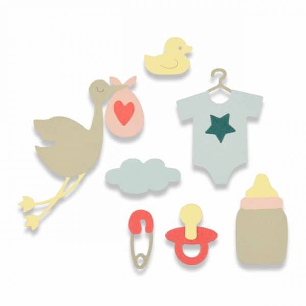 Sizzix Thinlits Die Set New Baby