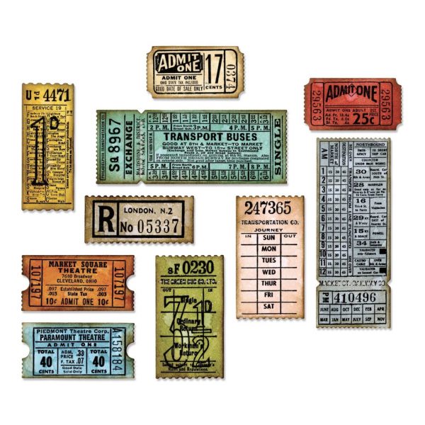 Sizzix Thinlits Die Set 6PK Ticket Booth by Tim Holtz